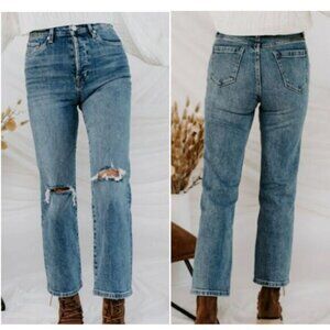 NWT Blank NYC The Baxter Ribcage Straight Leg Jeans - 28